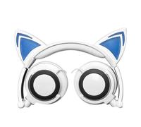 Oreillettes De Chat Bluetooth, Écouteurs Stéréo Pour Enfants, Clignotant Et Lumineux, Casque De Jeu, Lumière Led