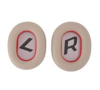 Oreillettes de Remplacement pour Plantronics Backbeat Pro2 SE, pour Voyager 8200 UC, Coussinets d'oreille en Cuir protéiné Souple pour Casque (White)