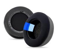 Oreillettes élégantes en Tissu de Soie glacée Douce pour écouteurs, Coussinets d ' Oreille à Longue Tenue, Oreillettes infusées de Gel Doux