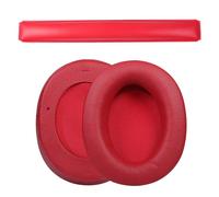 Oreillettes en cuir avec coussin en éponge, protège-oreilles, avec faisceau de tête, pour casque d'écoute, W800BT plus, 101A