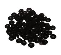 Oreillettes en éponge noire, 100 pièces, bouchons d'écouteurs, coussinets d'oreille, couverture de remplacement