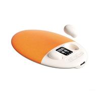 Oreillettes HiFi sans fil avec bruit blanc - Système audio confortable sous le coussin pour un sommeil réparateur, méditation, relaxation (orange)