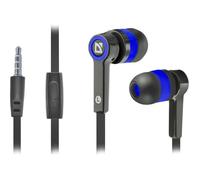 Defender Pulse 420 - Écouteurs avec micro - intra-auriculaire - filaire - jack 3,5mm - isolation acoustique - noir, bleu Noir, Bleu G