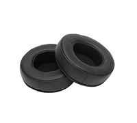 Oreillettes pour Casque, 2 Pièces en Cuir Artificiel 90 Mm + éponge Pièces de Rechange de Coussin D'oreille pour Casque Stéréo Universel