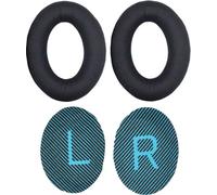 Oreillettes pour casque d'écoute, mousse de protection, compatible avec Dr. QC25, QC15, QC35, bleu