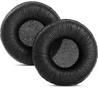 Oreillettes pour système d'écoute téléphonique filaire Plantronics S12 | Coussinets d'oreille en mousse pour oreiller en cuir protéiné et mousse à mémoire de forme