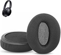 Oreillettes Respirantes de Remplacement Compatible avec Les Casques JVC HA-S87BN HA-S88BN HA-S90BN HA-S78BN Coussinets d'oreilles (Tissu Respirant/Mousse Haute Densité)