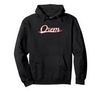 Orem Utah Wasatch Front Vintage Varsity Distressed Throwback Sweat à Capuche