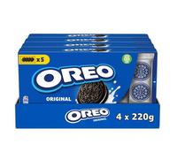 OREO - 20 sachets de Oreo Classique - Biscuits fourrés à la vanille - (4x220g)