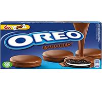 Oreo Biscuits enrobés au chocolat au lait, fourrés goût vanille - Les 6 sachets de 6, 246g