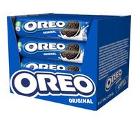 Oreo Original Biscuits au cacao farcis à la crème saveur vanille 154 g - Pack de 16