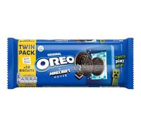 OREO - Biscuits fourrés à la vanille Original | Savoureux et onctueux | Idéal pour les pauses gourmandes | Le paquet de 2 sachets - 308 g | LOT DE 4