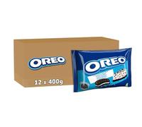 OREO - Brisures de Biscuits Oreo - Avec Crème - Topping Idéal pour Desserts et Glaces - Lot de 12 Sachets de 400 g