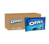 OREO - Brisures de Biscuits Oreo - Sans Crème - Topping Idéal pour Desserts et Glaces - Lot de 12 Sachets de 400 g