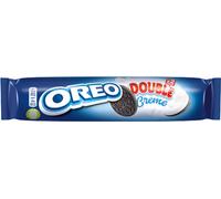 Oreo x2 Crème 11 Biscuits cacaotés fourrés goût vanille 157 g