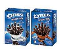 Oreo Lot de 2 rouleaux de papier gaufrette - Chocolat (54 g) - Vanille (54 g)