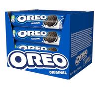 OREO Original, Double biscuit croquant au cacao fourré à la crème végétalienne - Pack de 16x154g