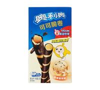 Oreo Rouleaux croustillants au cacao fourrés saveur vanille - 50 g