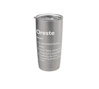 Oreste Définition du nom Dictionnaire amusant Gobelet isotherme en acier inoxydable double paroi