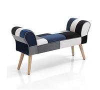 Oresteluchetta Banc, Cotton, Multicolore Bleu, H.53 x L.100 x P.30