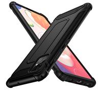 ORETECH Coque Compatible avec Samsung Galaxy A51 4G, Coque pour Galaxy A51 avec 2 x Protecteur D'écran en Verre Trempé Hybride Robuste 2 en 1 Antichoc PC TPU Ultra Mince Etui pour Samsung A51 Noir