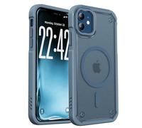 ORETECH Coque Magnétique pour iPhone 11 6,1 Pouces, Compatible avec Mag-Safe, Antirayures TPU Bumper Protection Etui Translucide Mat Arrière Fine Coque pour iPhone 11 Case, Bleu