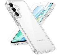 ORETECH Coque pour Samsung Galaxy A16/A17/A26 avec 2 Pièces Verre Trempé, Antichoc Rigide PC Arrière Côtés Souple Coque pour Samsung A16 5G/A17 5G/A26 5G,Transparent