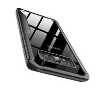 ORETECH Coque pour Samsung Galaxy S8,Coque Samsung S8 Transparente Housse Hybride Robuste Antichoc [Coussin d'air] Ultra Mince Mat Anti Rayures Dur PC TPU Coque Samsung S8 Etui -Noir