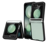 ORETECH Coque pour Samsung Galaxy Z Flip 5 (2023),Résistant aux Rayures Rigide PC et Côtés Souple Housse de Protection Z Flip 5 Coque Samsung Z Flip 5 Antichoc Coque Galaxy Z Flip 5 Etui Noir