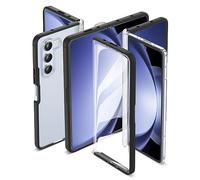 ORETECH Coque pour Samsung Galaxy Z Fold 5 5G (2023),Antirayures Rigide PC Arrière et Côtés Souple Housse de Protection Z Fold 5 Coque Samsung Z Fold 5 Antichoc Coque Galaxy Z Fold 5 Case - Noir