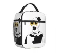 OREURUIK Art The Clown Terrifier Accessoires Sac à Lunch Isotherme pour Voyage Sac de Rangement d’Aliments Glacière Portable Boîtes à Lunch Thermiques