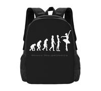 OREURUIK Ballet - Evolution De L’Homme/Darwin Cartable Sac À Dos Sacs De Mode Idées Noël Ballet Danseurs Tütü Ballet Hall