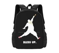 OREURUIK Bless Up - DJ Khaled Cartable Sac à Dos Sacs de Mode DJ Khaled Snapchat Jumpman Key Success Ne Jouez Pas Vous-même Lion