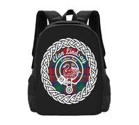 OREURUIK Clan Lindsay Nom De Famille Tartan Écusson Badge Cartable Sac À Dos Sacs De Mode Lindsay Héraldique Armoiries Tartan