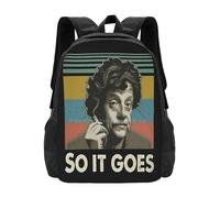 OREURUIK Copie de Bonhomme de Neige || Smokey and The Bandit Cartable Sac À Dos Sacs De Mode pour Que Ça Goes Kurt Vonnegut Vintage Vonnegut