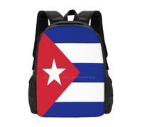 OREURUIK Cuba Drapeau Cartable Sac à Dos Mode Sacs Cubain La Havane Flagshop Caraïbes Amérique Canne Tabac Cigare Castro