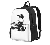 OREURUIK Gangsta Rat - Banksy Graffiti Cartable Sac à Dos Sacs de Mode Banksy Rats Street Art Graffiti Wall Artist Pochoir
