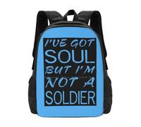 OREURUIK J’AI de l’âme Cartable Cartable Sac à Dos Sacs de Mode Ive Got Soul But Im Not A Soldier Paroles de la Chanson The Killers Paroles de la Musique