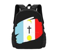 OREURUIK Pascua Yaqui Brushstroked Cartable Sac à Dos Sacs de Mode Artyflyers Drapeaux Tribaux Amérindiens Première Nation