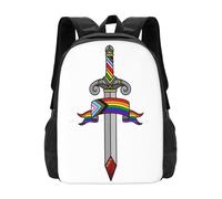 OREURUIK Pride in Progress Cartable Sac à Dos Sacs de Mode Bmcs Pride Progress Lgbtqia
