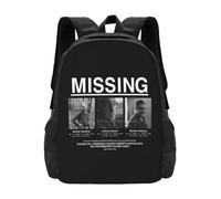 OREURUIK The Burkittsville Three - Sac d’école Blanc Sac à Dos Sacs de Mode Burkittsville The Blair Witch Project Camera Movie