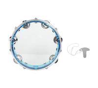 Orff-Tambourin De 8 Pouces À Double Nucleojingles,Tenu Dans La Main,Persch,Cadeau De Ix,Accessoires Persch,1 Pièce - Type Blue
