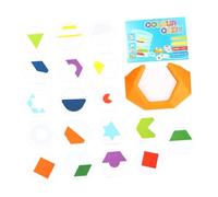 ORFOFE 1 boîte Puzzle Géométrique Éducatif pour Garçon Fille Défis de Logique et Imagination Spatiale Léger et Portable pour Apprentissage Progressif