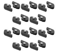 ORFOFE 10 Paires Patchs de Réparation Noirs pour Baskets de Sport, Protections Anti-frottement en Plastique et Métal pour Bordure Intérieure, des Frottements et Protection les