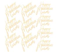 ORFOFE 10 Pièces Cake Toppers Happy Birthday Mom Acrylic Ornaments For Mother's Birthday Party Decorations Versatile And Easy-to-use Cake Picks For Women And Celebration