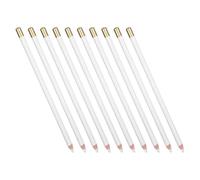ORFOFE 10 Pièces Crayon Gomme pour Artistes Blanc Bois, Formule Non Abrasive et Effacement Précis, pour Croquis en Extérieur et Dessin Professionnel