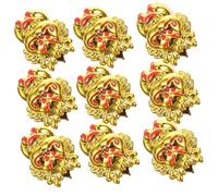 ORFOFE 10 Pièces Décorations Pendentifs Dragon Chinois Du Nouvel An Accessoires Suspendus pour Fête Du Printemps Ambiance Traditionnelle