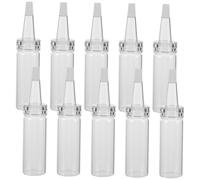 ORFOFE 10 Pièces Hamster Feeding Bottles Transparent Reusable Glass Pet Nursing Tools for Small Animals Sugar Gliders Hamsters Squirrels