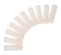 ORFOFE 10 Pièces Manchon de Rouleau à Peinture en Coton Blanc 4 Pouces Mini pour Peinture Murale, Solide et Pratique, pour Décoration Intérieure et Rénovation Maison