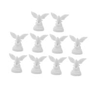 ORFOFE 10 Pièces Micro Landscape Decorations Miniature Architectural Sculptures for DIY Table Model Railways Home and Educational Use